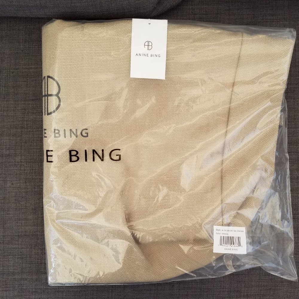 Anine Bing LARGE SAFFRON TOTE - Picture 10 of 10
